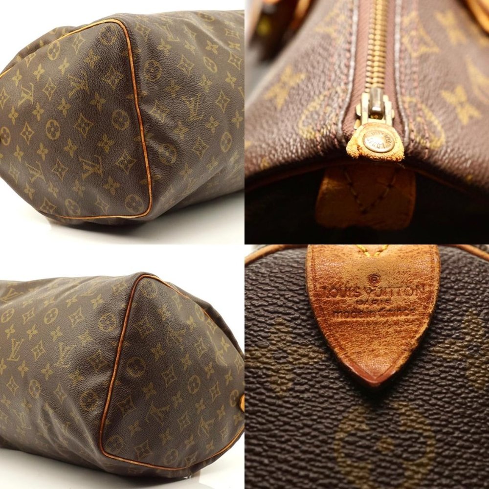 Auth Louis Vuitton Speedy 35 Satchel Bag #2705L18 - Picture 6 of 7